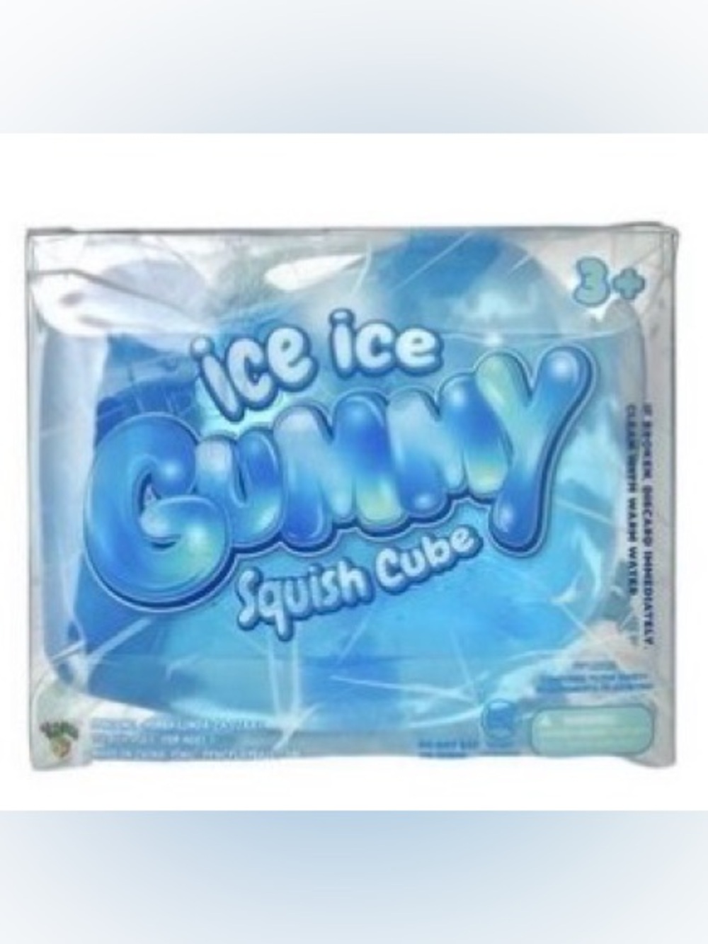 NWT Ice Ice Gummy Squishy Cube Fidget Sensory Toy Viral RARE HTF